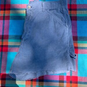 American Eagle Outfitters High Waist Blue Shorts